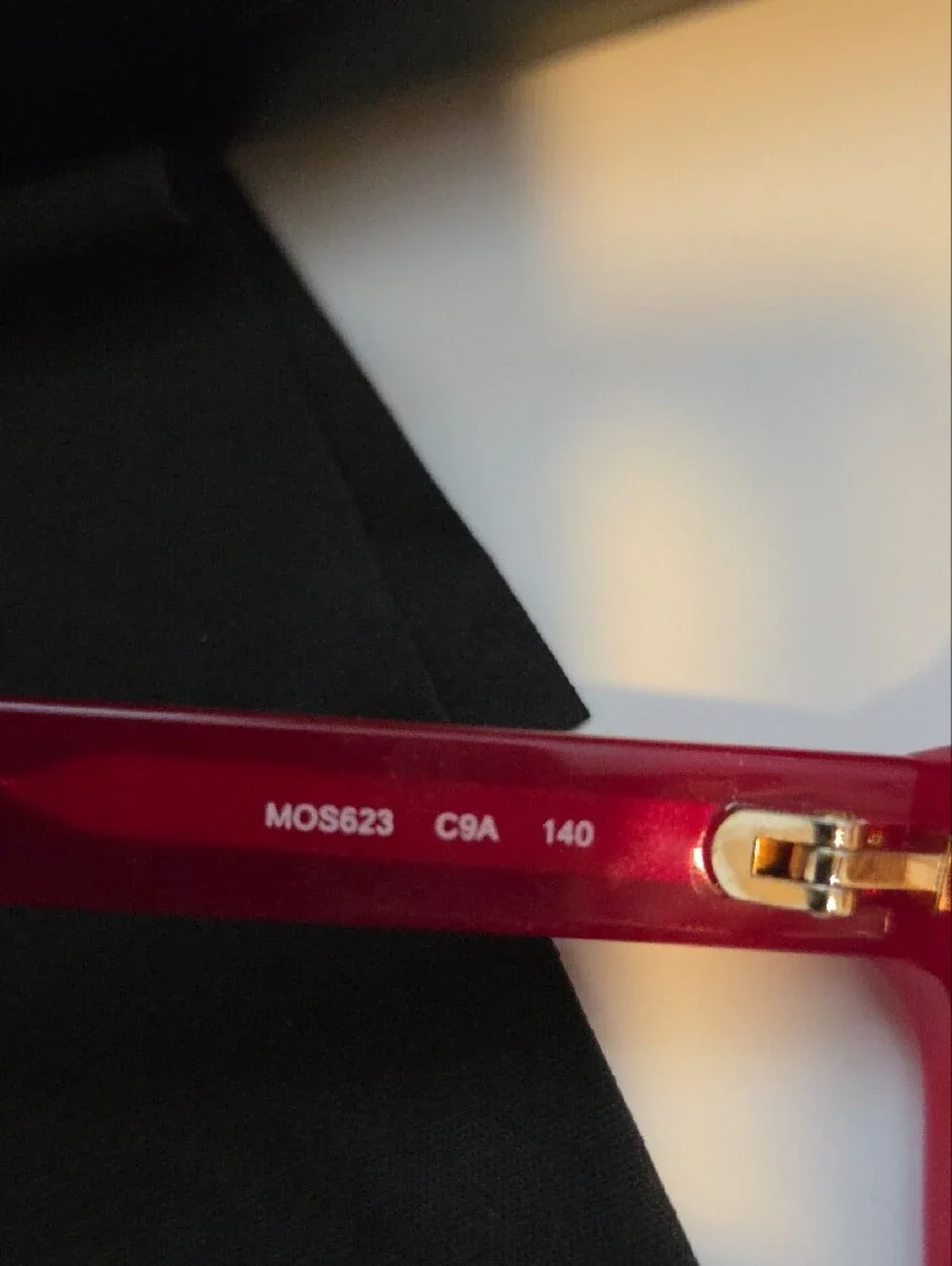 Moschino Red Cat-Eye Optical Frames w/ Demo Lenses